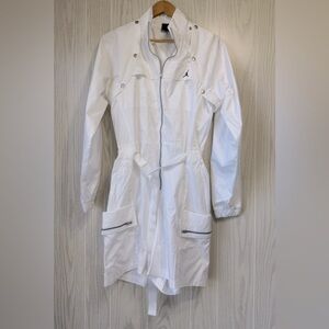 Jordan Nike White Convertible Utility Jumpsuit DD7089-100 $185 Womens Size M LNC